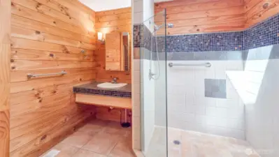 Master Bath with built in walk in closet
