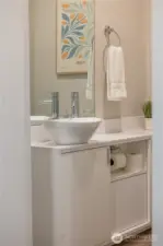 powder room - lower level