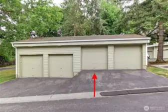 Garage with storage