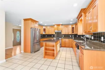 Kitchen with dining area