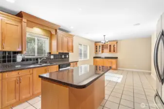 Kitchen with dining area