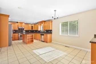 Kitchen with dining area