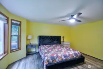 Bright and cheery primary suite