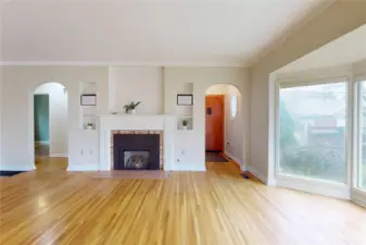 Living Room with Gas Fireplace