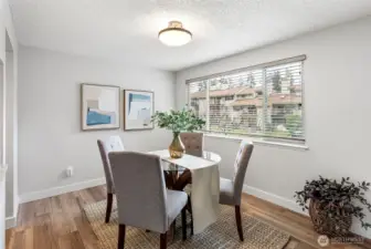 Light and bright Dining Room.