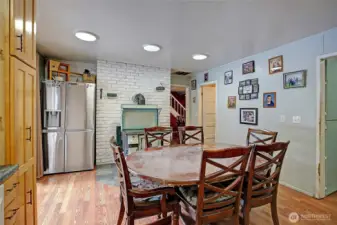 Kitchen with eating space