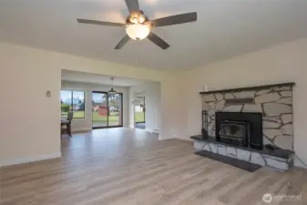 With Fireplace to keep things Cozy