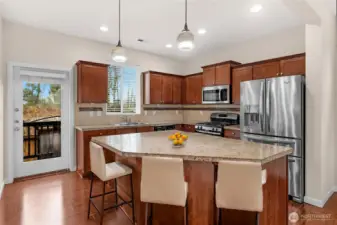 Kitchen - Virtually staged