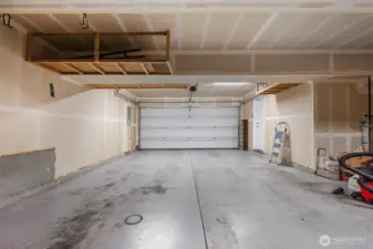 Cavernous garage!