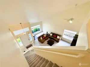 View of Living Room from upper level