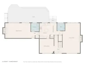 Main level floor plan