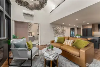 Staged condo E4 shown, similar to C3. Furniture and decor not included.