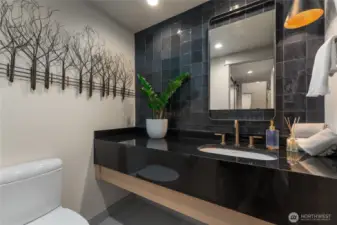 Staged condo E4 shown, similar to C3. Furniture and decor not included.