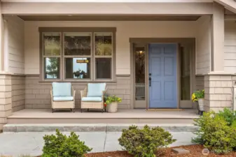 Welcoming and sunny front entrance!