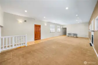 Natural light throughout the home.