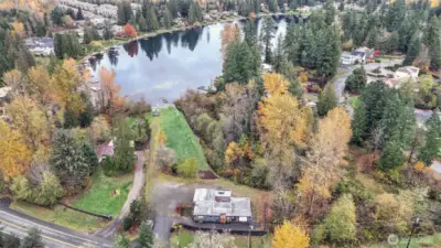 Enjoy lake living with modern conveniences nearby!