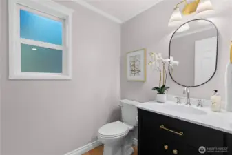 1/2 bathroom on main