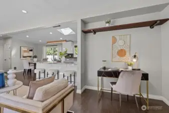 Spacious living area