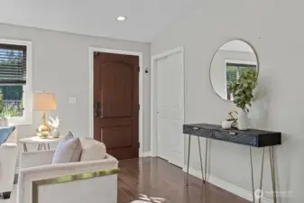 Beautiful front entry