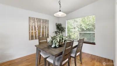 Enjoy meals surrounded by natural light and serene outdoor views.