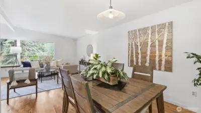 Seamless flow from dining to living—ideal for gatherings and entertaining.