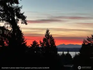 Gorgeous sunset skies can be seen from the deck and primary bedroom. This one was amazing!