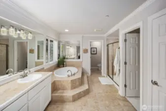 5 piece primary bathroom