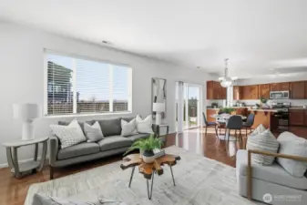 Family room (staged)