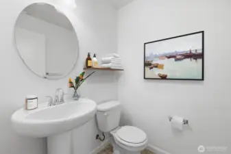 Powder room (staged)