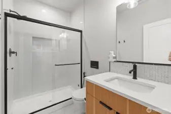 3/4 bathroom on 1st floor