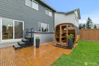 enjoy heated pool and Sauna all year around