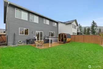 Nice and sunny back yard