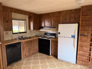 2nd view of big kitchen with eating area