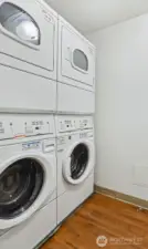 Free laundry on same floor!