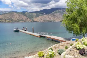 Community dock and waterfront.