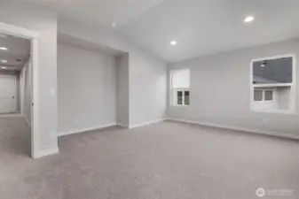Primary Bedroom  Photos of a finished   home in same community