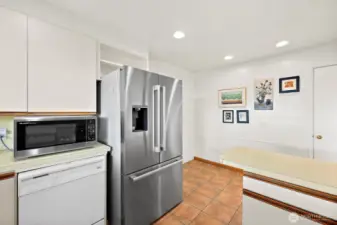 New stainless fridge