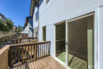 deck off of main living