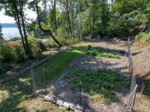 This is the lower garden, which is also irrigated. The views from this garden are so pretty!