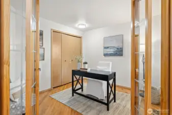 Office with closet (potential 4th bedroom).