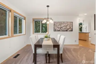 Formal dining room.