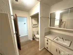 You'll love the large main bathroom!
