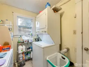 Laundry room.