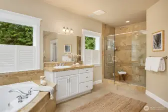 Gorgeous primary ensuite bathroom