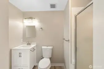 Owners Suite bathroom with walk-in shower