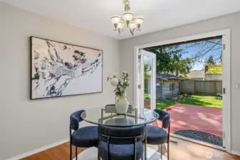 Dining room off kitchen