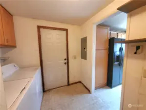 Utility room off kitchen