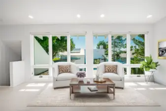 Suite can have multiple options for use- tucked away and private from the main house.