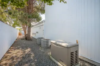 2 new heat pumps with AC & whole house generator