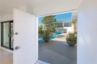 Perfection as you enter through the courtyard